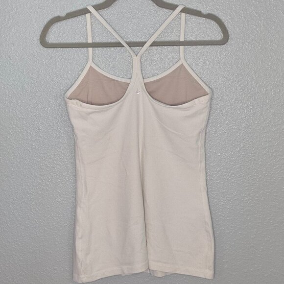 Lululemon Flow Y Tank - 8 White - Picture 4 of 6